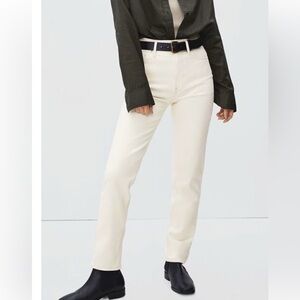 Everlane The Original Cheeky Jean - Ecru Ivory